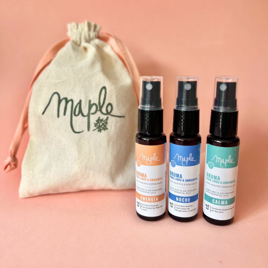 Kit Trio de Mini Brumas con Aceites Esenciales