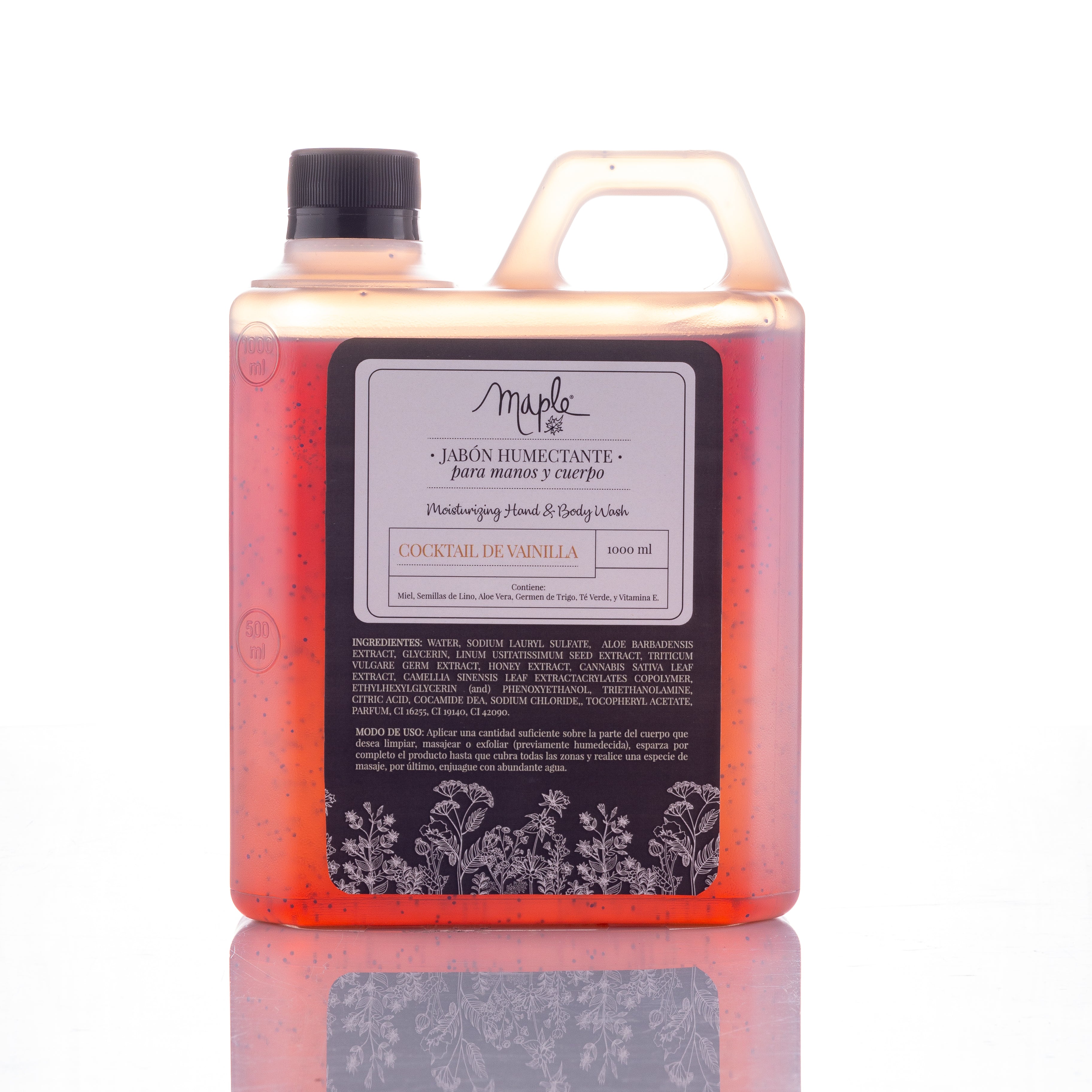 Jabón Humectante Cocktail de Vainilla 1000 ml